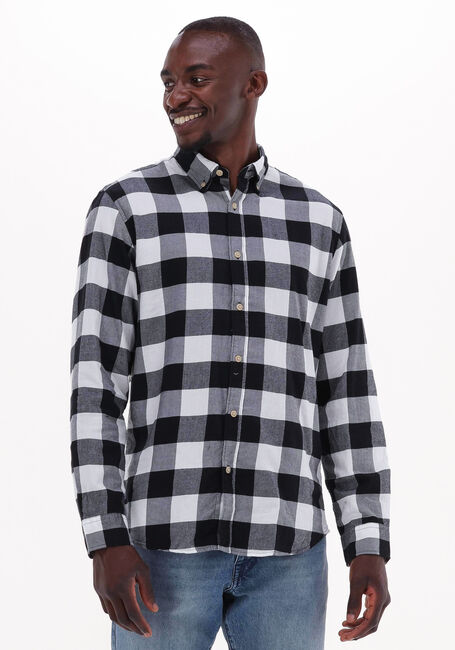 SELECTED HOMME Chemise décontracté SLIMFLANNEL SHIRT LS W NAW en noir - large