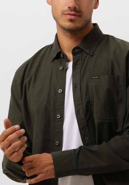 PME LEGEND LONG SLEEVE SHIRT OXFORD Chemises en vert - large