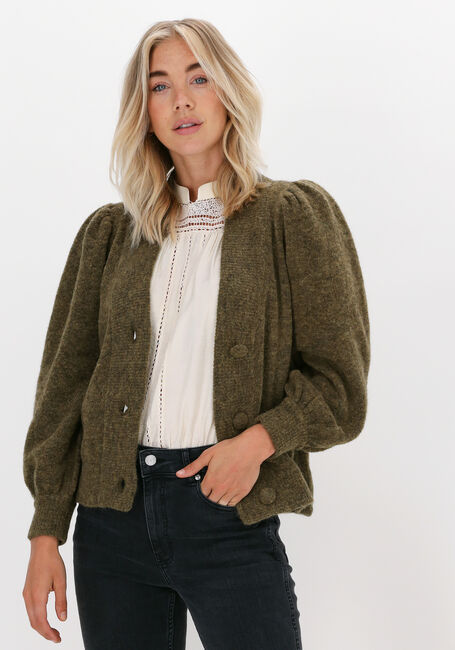 GESTUZ Gilet ALPHA GZ CARDIGAN en vert - large