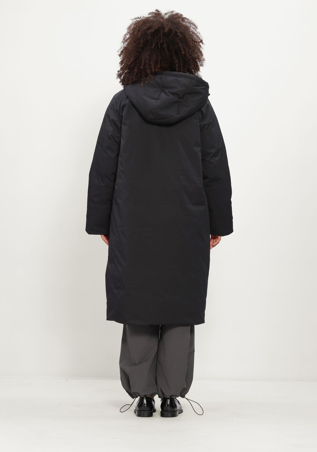 OBJECT Veste matelass&eacute; OBJKELYN L/S RE LONG JACKET NOOS en noir - large