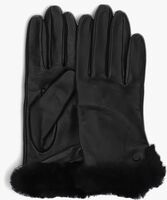 Zwarte UGG Handschoenen LEATHER SHEEPSKIN VENT GLOVE - medium