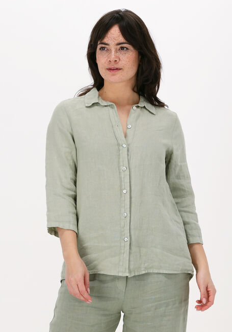 BY-BAR IRENE LINEN BLOUSE Blouses en vert - large