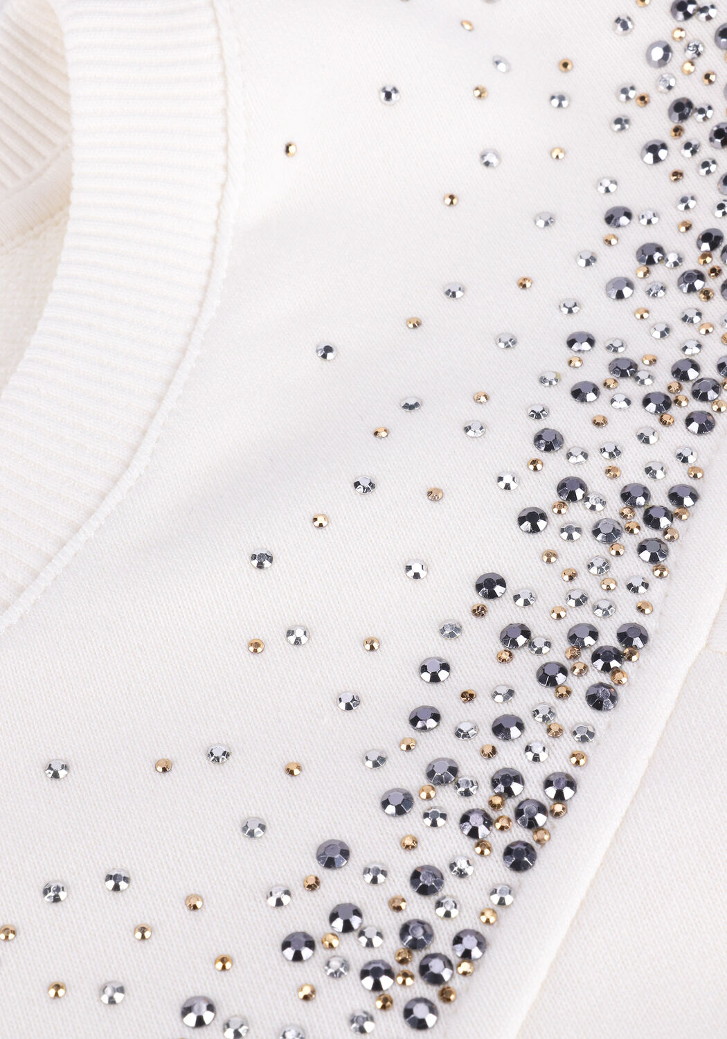 LIU JO Chandail FELPA CHIUSA B. Blanc - large