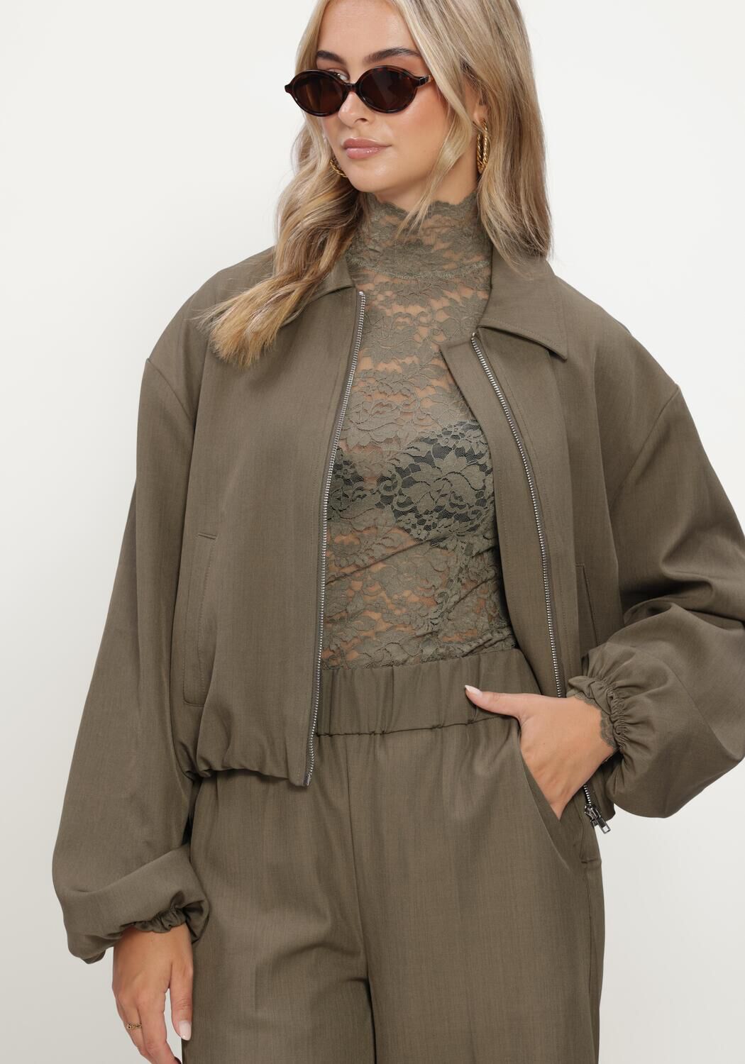 NOTRE-V Blazer NV-INETTE Olive - large