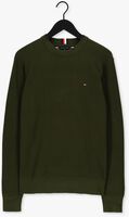 TOMMY HILFIGER Pull BASIC STRUCTURE CREW NECK Olive