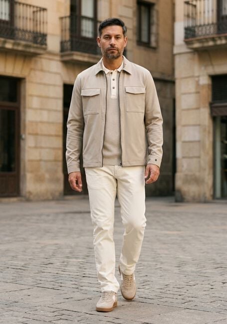 CAST IRON CF SMART SHIRTJACKET Surchemises en beige - large