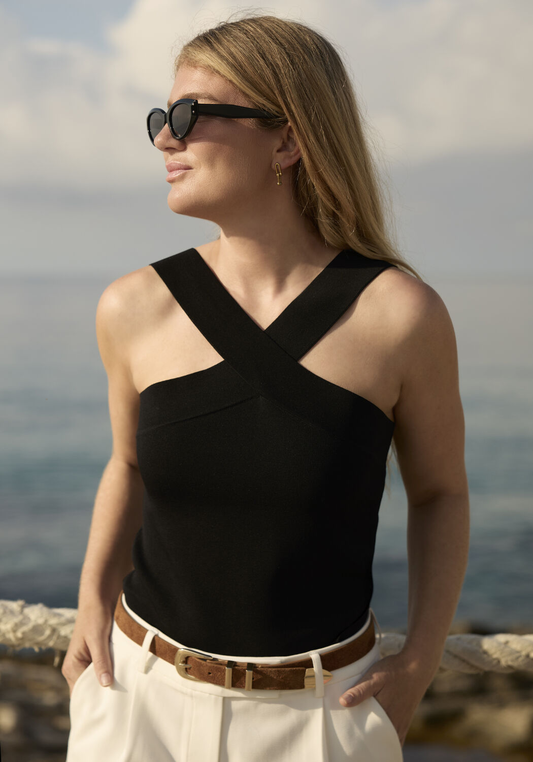 OMODA ATELIER Haut OM-IMANI X IRIS en noir - large