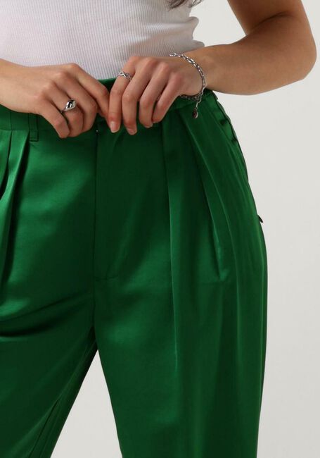 Groene SCOTCH & SODA Pantalon FAYE - HIGH RISE RELAXED TAPERED LEG - large
