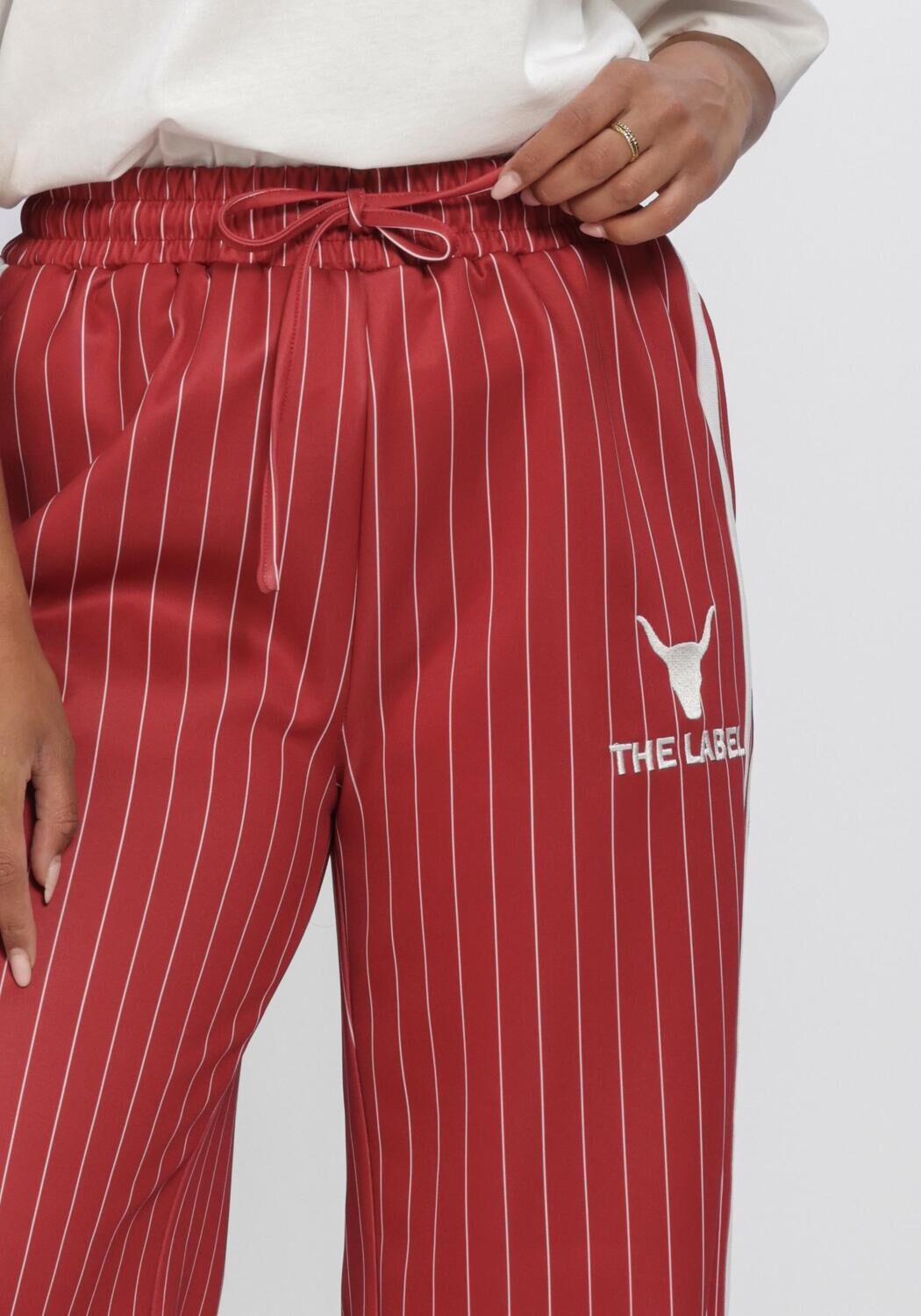 Rode ALIX THE LABEL Broeken/jumpsuits TRAININGS PANTS - large