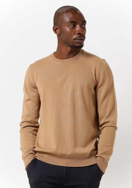 BOSS BLACK Pull BOTTO en beige - large