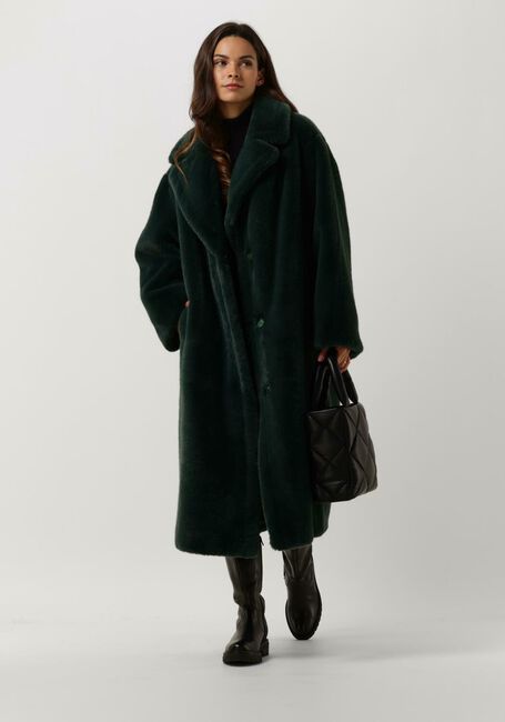 Groene STAND STUDIO Faux fur jas MARIA COAT SOFT - large