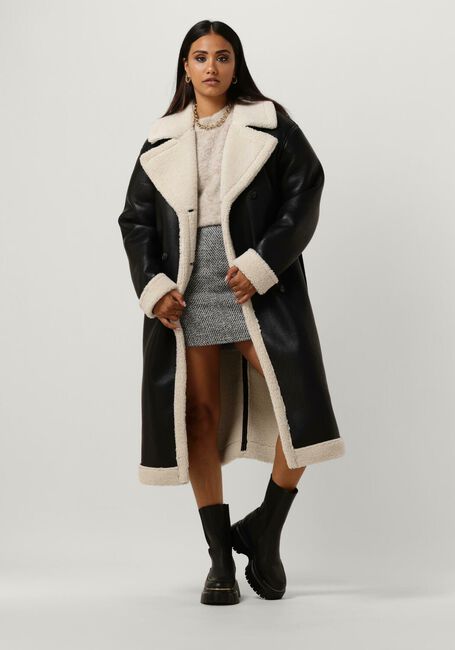 FREEBIRD Manteau en fausse fourrure WV-PU-FAKE-FUR-PES-23-2 en noir - large