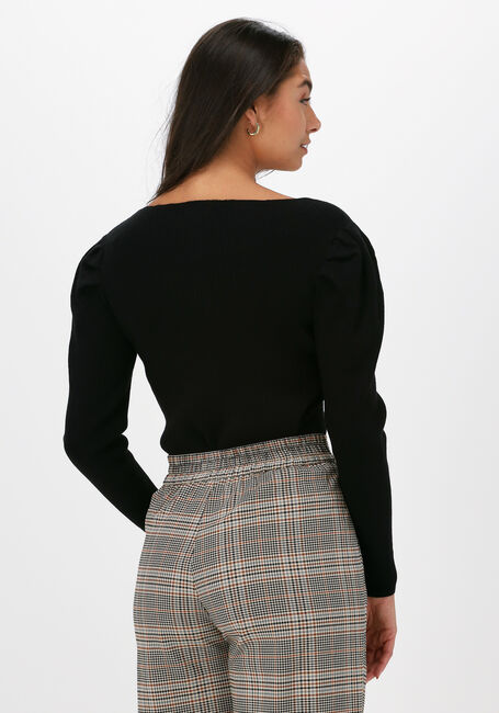 MINUS Pull MARANOLA V NECK KNIT PULLOVER en noir - large