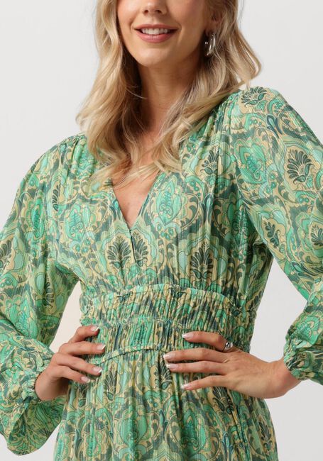JANICE Robe maxi MILAN en vert - large