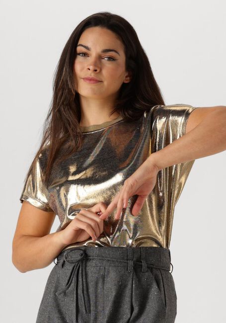MOS MOSH T-shirt NIVOLA O-NECK METALLIC TEE en or - large