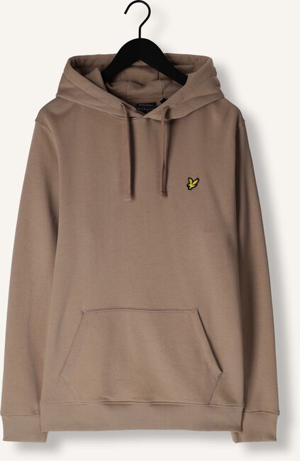 Taupe LYLE & SCOTT Truien/vesten PULLOVER HOODIE Taupe LYLE & SCOTT Truien/vesten PULLOVER HOODIE - large