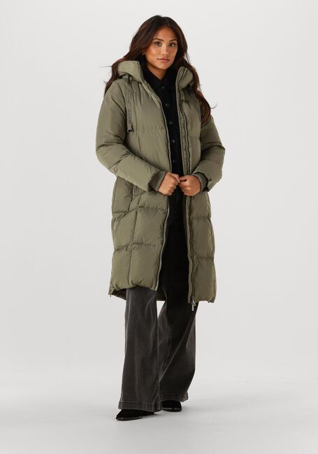 MOS MOSH Veste matelassé NOVA SQUARE DOWN COAT Kaki - large
