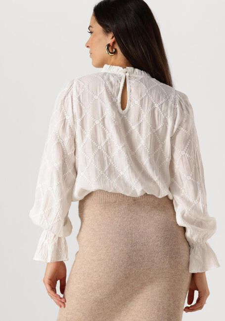 NEO NOIR MAMARA SQUARE EMB BLOUSE Blouses en blanc - large