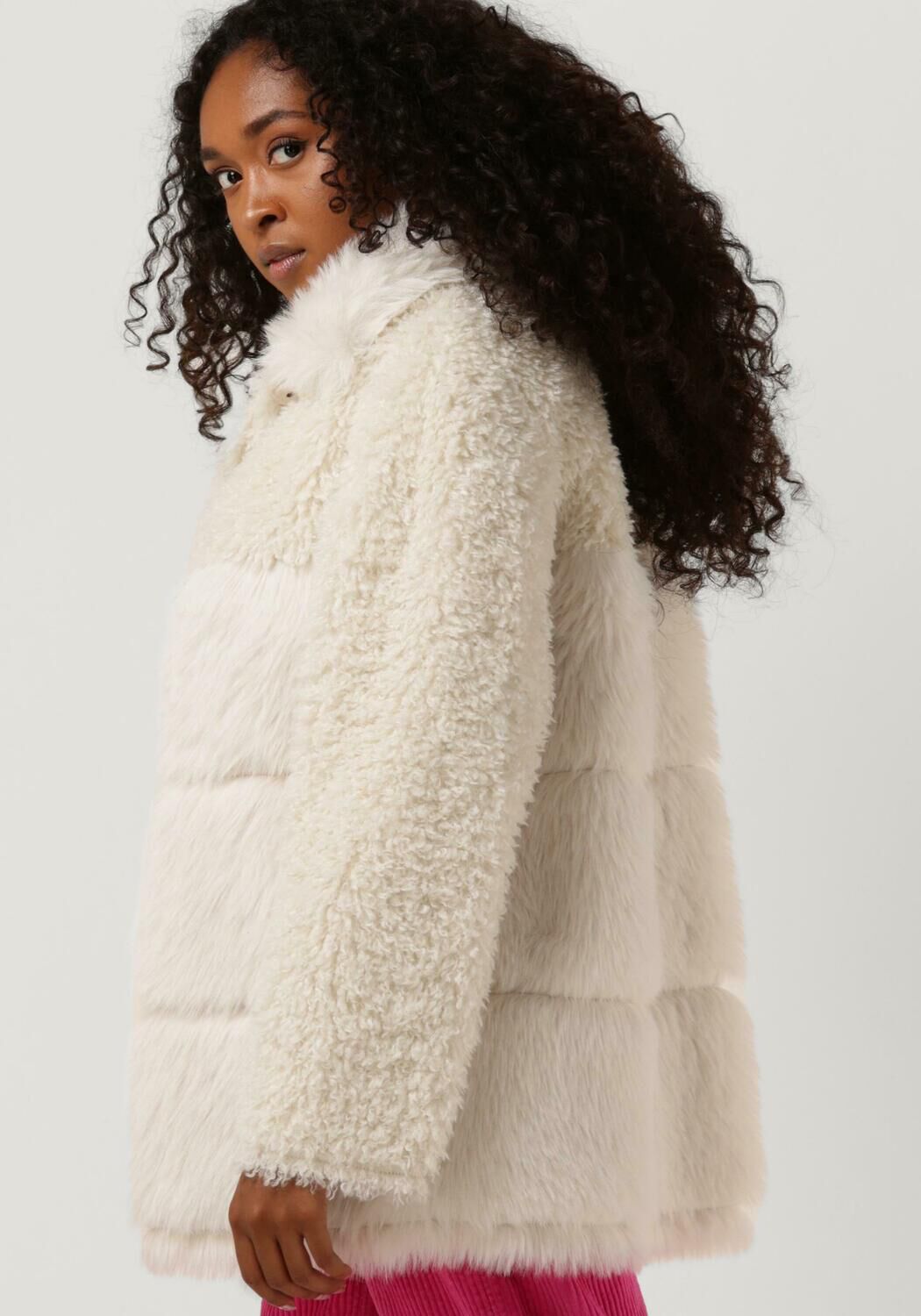 Manteau fausse fourrure creme hotsell