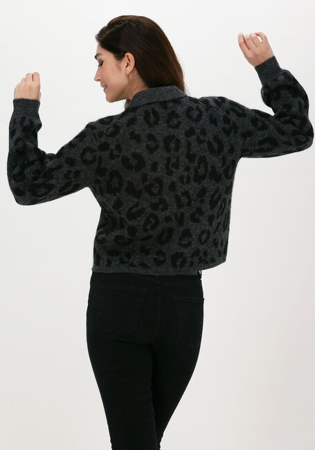 Grijze MOS MOSH Vest MIZANA LEO KNIT CARDIGAN - large