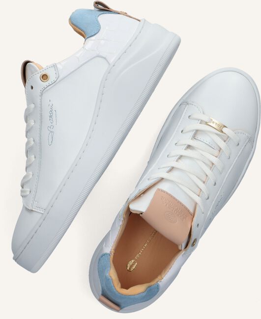 Witte FRED DE LA BRETONIERE Lage sneakers 101010370 Witte FRED DE LA BRETONIERE Lage sneakers 101010370 - large