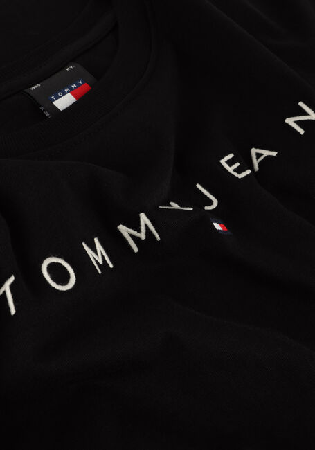 TOMMY JEANS T-shirt TJM REG LINEAR LOGO TEE EXT en noir - large