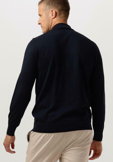 Donkerblauwe PROFUOMO Trui PULLOVER MOCK - large