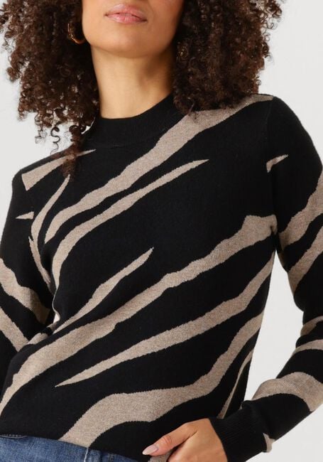 OBJECT Pull OBJRAY L/S KNIT PULLOVER AOP en multicolore - large