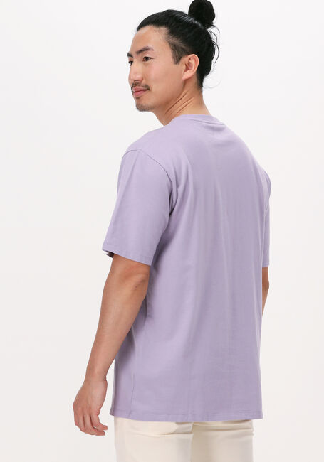 EDWIN T-shirt EDWIN LOGO CHEST TS en violet - large