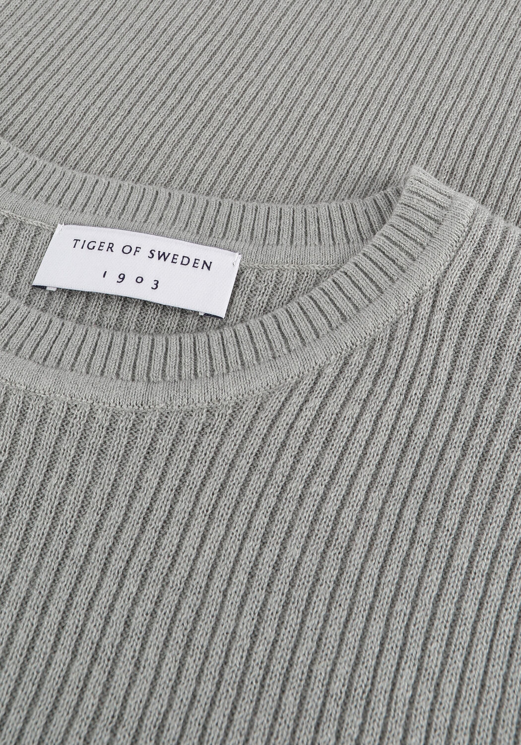 Grijze TIGER OF SWEDEN Trui ORVI 2 - large
