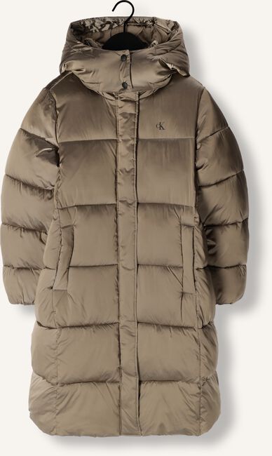 CALVIN KLEIN MONOLOGO ND SHINY LONG PUFFER CALVIN KLEIN MONOLOGO ND SHINY LONG PUFFER - large