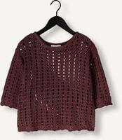 MSCH COPENHAGEN Haut MSCHFAIRYN 2 4 PULLOVER Bordeaux MSCH COPENHAGEN Haut MSCHFAIRYN 2 4 PULLOVER Bordeaux - medium