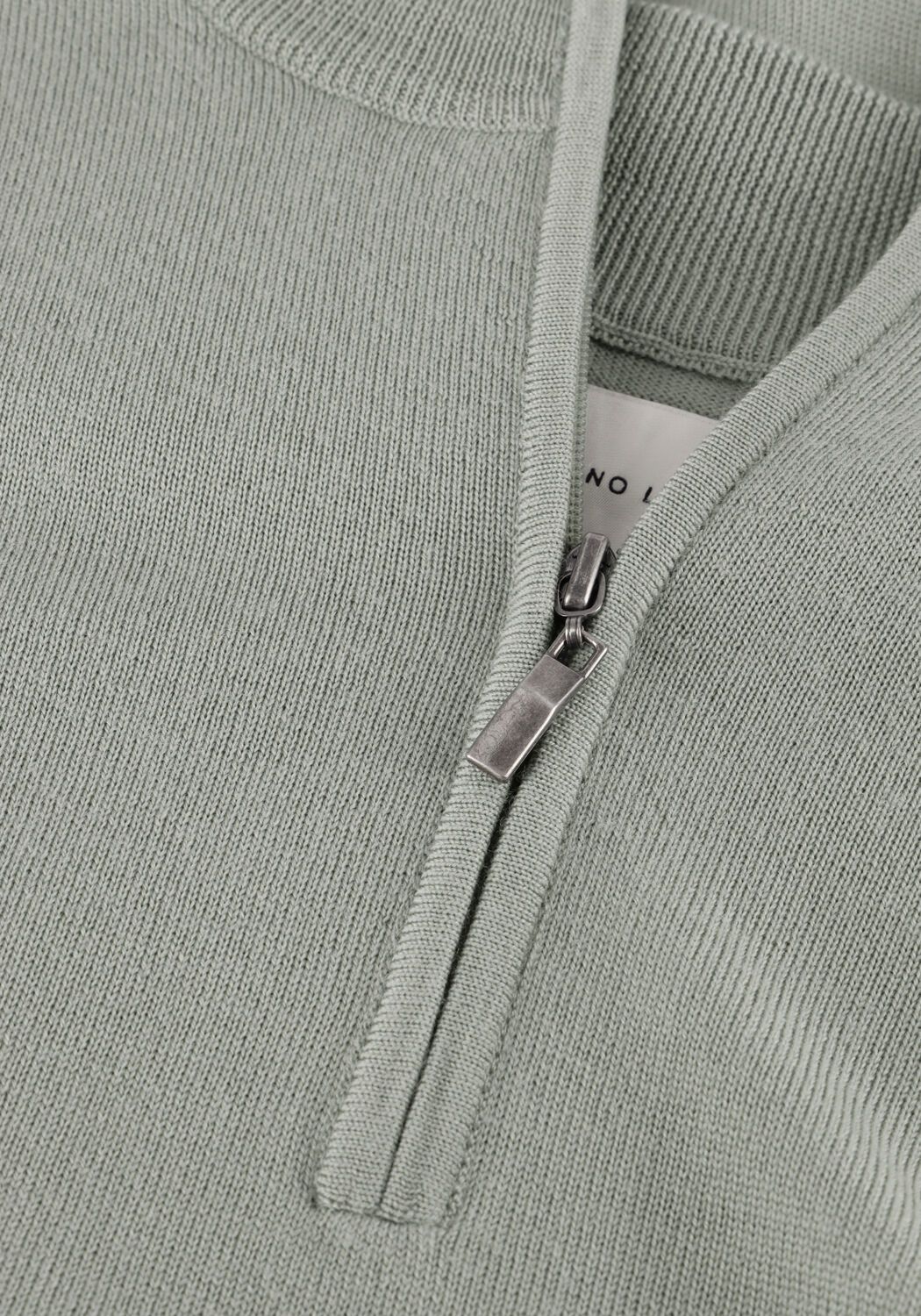 STEFANO LAURAN Pull HALF ZIP ANDERS en vert - large