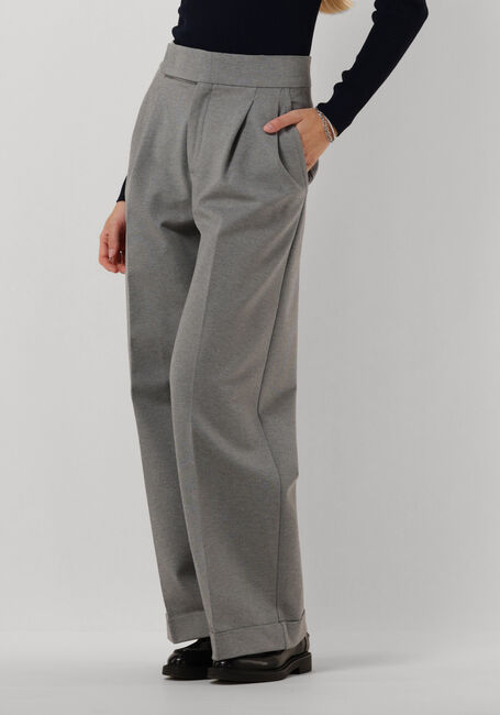 VANILIA Pantalon large PUNTO PLEATED WIDE en gris - large