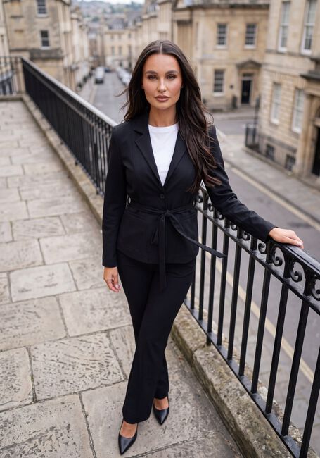 STUDIO ANNELOES Blazer Elin bonded blazer en noir - large