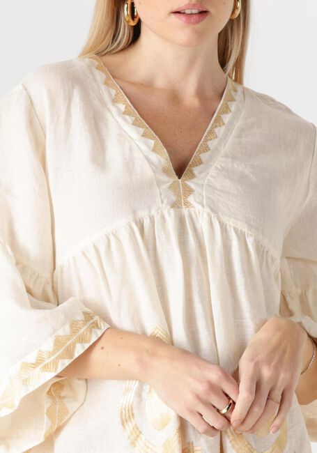 GREEK ARCHAIC KORI Mini robe 231114 Écru - large