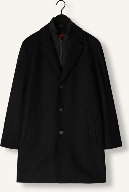 Zwarte HUGO Mantel MILOGAN2441 Zwarte HUGO Mantel MILOGAN2441 - large
