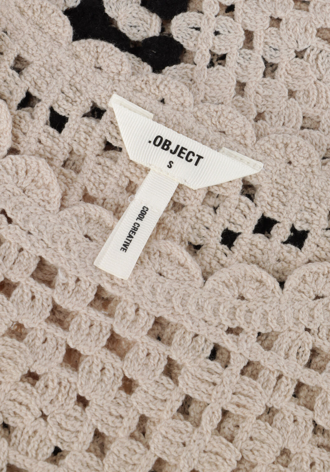 OBJECT Haut OBJFADIA RE S/L KNIT TOP Sable - large