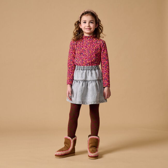 Bordeaux PETIT BLUSH Top TURTLE NECK Bordeaux PETIT BLUSH Top TURTLE NECK - large