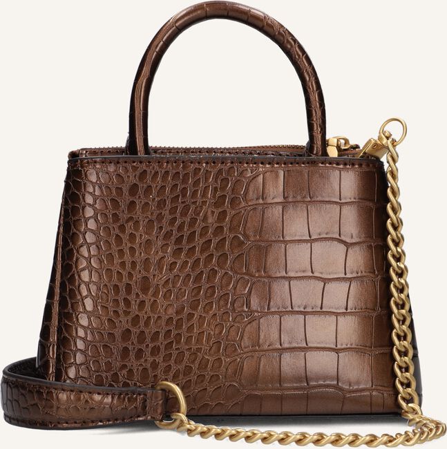 Bronzen GUESS Schoudertas JAMES MINI SATCHEL Bronzen GUESS Schoudertas JAMES MINI SATCHEL - large