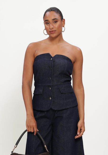 COPENHAGEN MUSE Haut CMANNAIS-CORSAGE Bleu fonc&eacute; - large