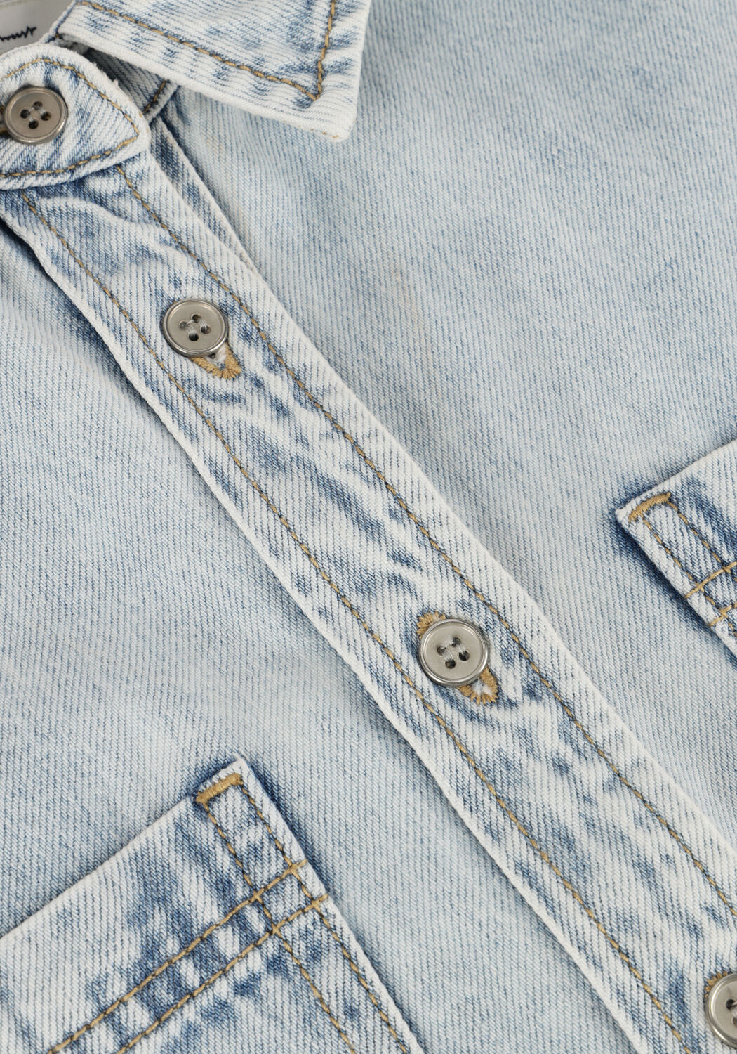 Lichtblauwe CIRCLE OF TRUST  MAE DENIM BLOUSE - large