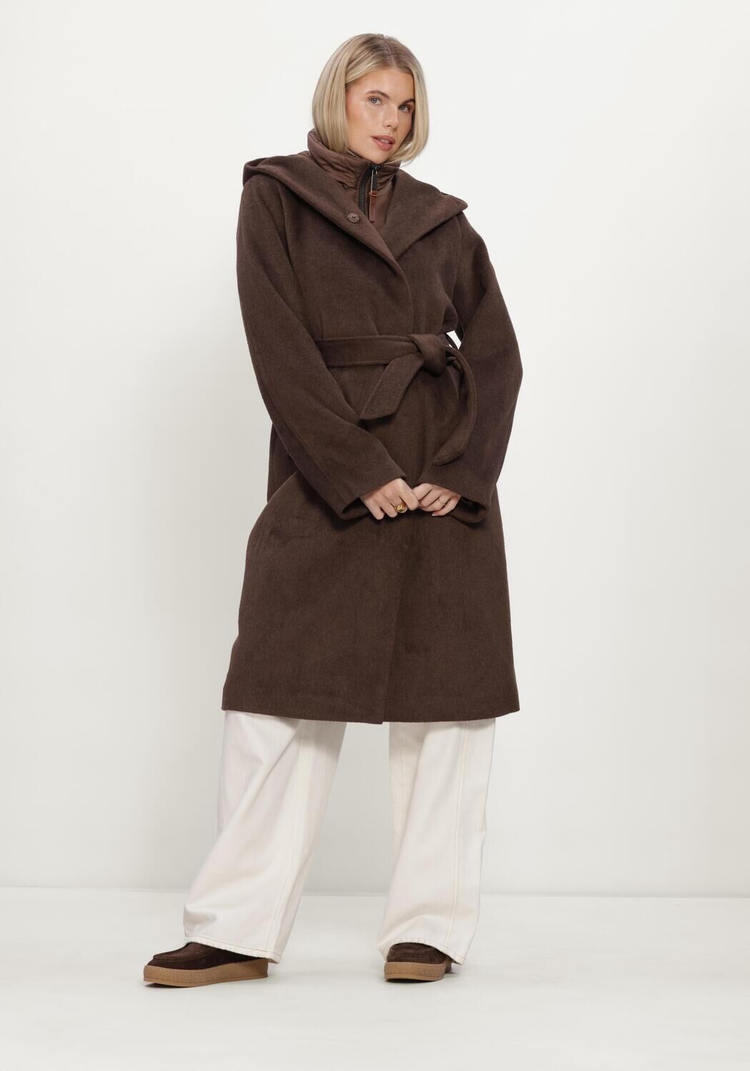 MOSCOW Manteau 01-08-NADJA en marron - large