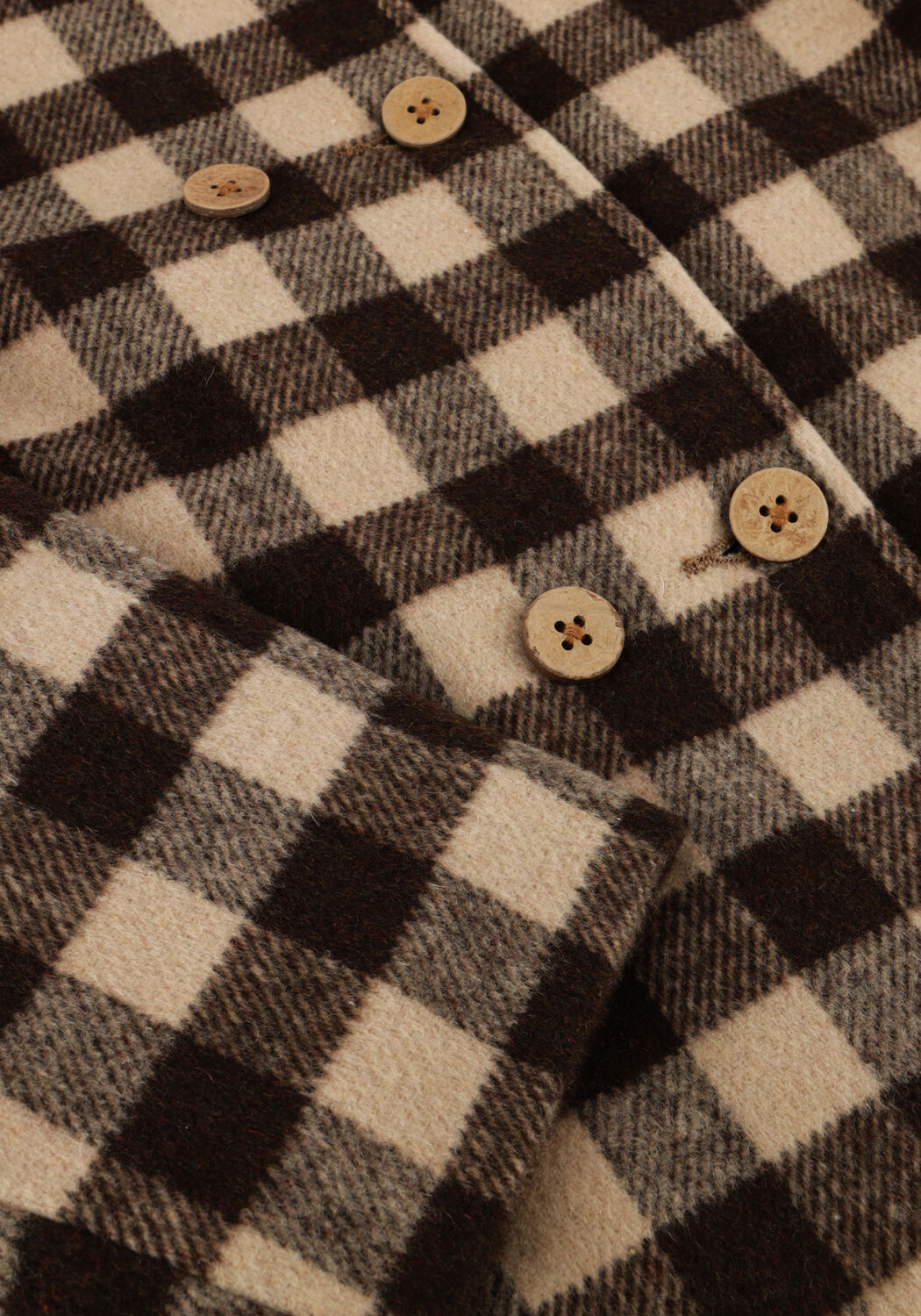 LIL' ATELIER Jack NMFNIMA LOOSE LONG JKT LIL en marron - large