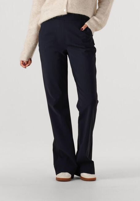 Donkerblauwe STUDIO ANNELOES Flared broek FLAIR BONDED TROUSERS - large