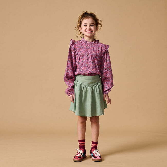 Paarse PETIT BLUSH  NINA BLOUSE - large