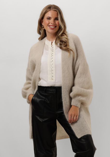 AMERICAN DREAMS Gilet LEE MIDI CARDIGAN en beige - large