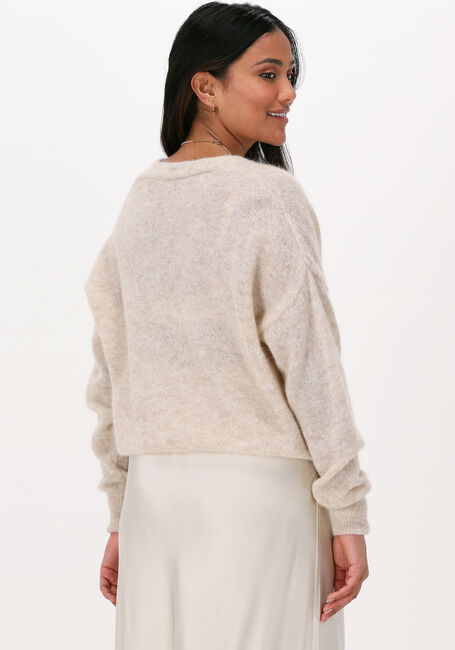 SUMMUM Gilet CARDIGAN FEATHER LIGHT ALPACA en beige - large