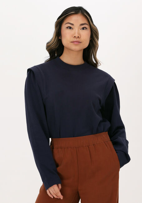 ANOTHER LABEL Chandail KASUGA TOP Bleu foncé - large
