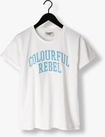 COLOURFUL REBEL T-shirt CR PATCH BOXY TEE en blanc
